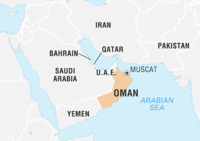 Oman map